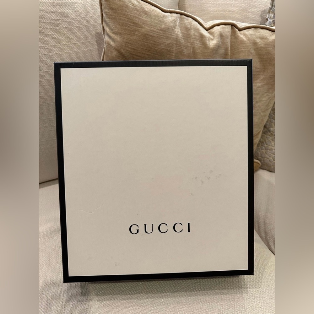 Gucci black leather boots with jewels - Picture 10 of 11